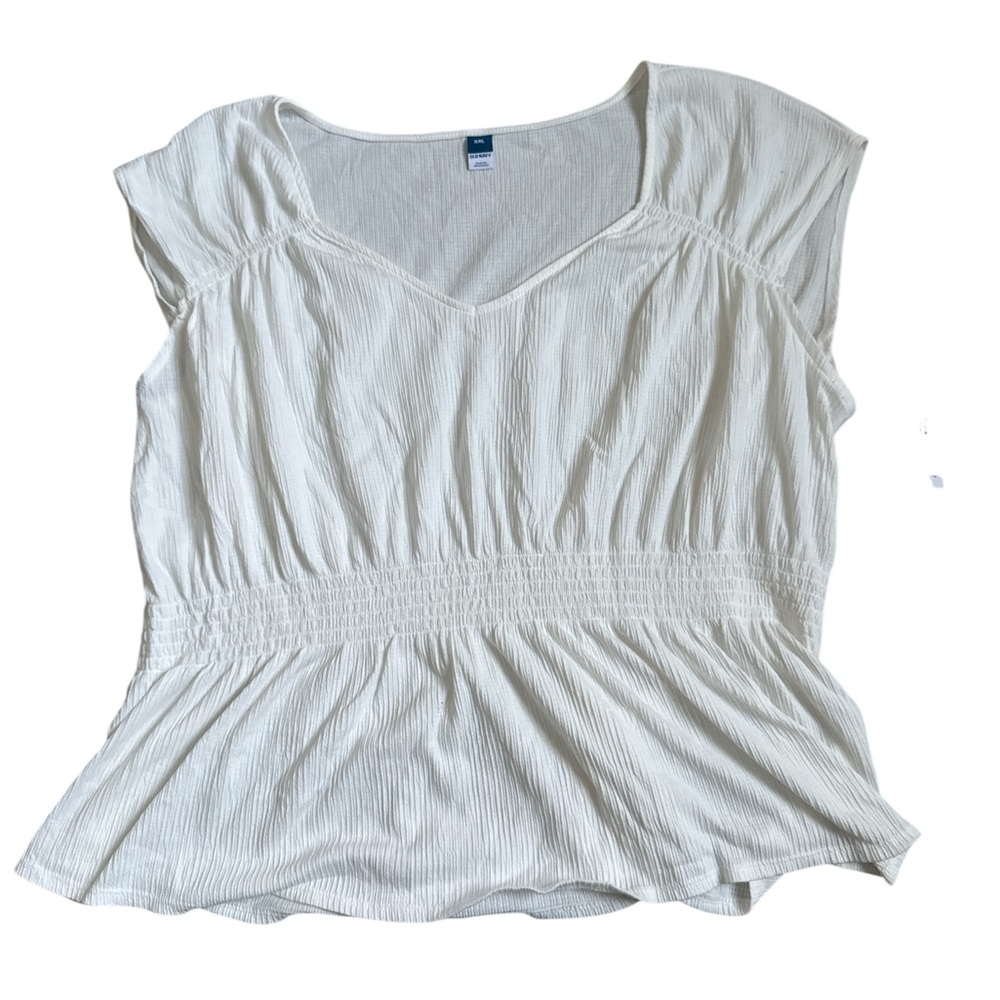 Old Navy White Womens Blouse - Size XXL - NWT